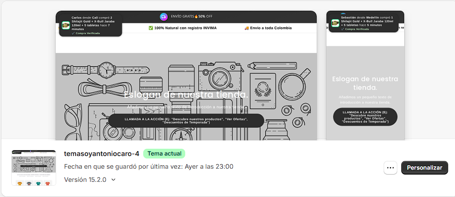 Kit Avanzado Shopify - Soyantoniocaro